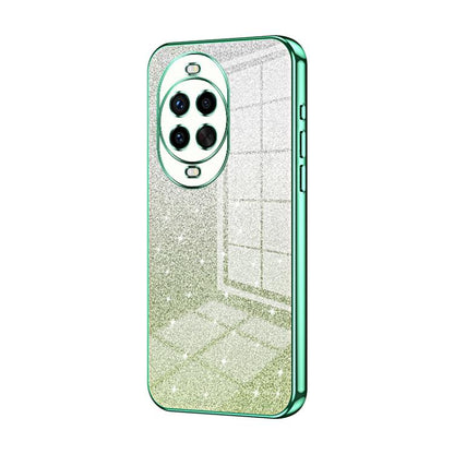 Green glitter phone case with electroplated frame and camera cutouts