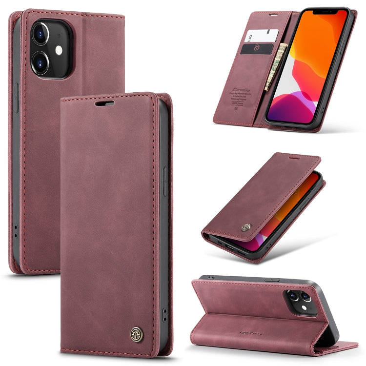 Dusty rose leather flip phone case with card slot and kickstand for viewing