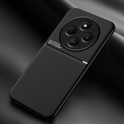 Classic Tilt Strip Grain Magnetic PC Hybrid TPU Phone Case, For Redmi Note 14 Pro 5G, For Redmi 14C 4G, For Redmi K70 Ultra