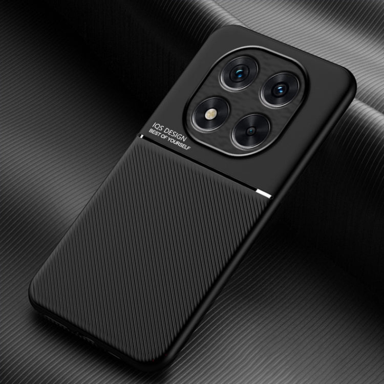Classic Tilt Strip Grain Magnetic PC Hybrid TPU Phone Case, For Redmi Note 14 Pro 5G, For Redmi 14C 4G, For Redmi K70 Ultra
