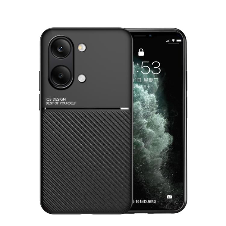 Classic Tilt Strip Grain Magnetic PC Hybrid TPU Phone Case, For Redmi Note 17 4G / 5G Global 169.7mm, For Redmi Note 17 Pro 5G Global 163.5mm, For Redmi K100 Pro Max 5G / Poco F9 Ultra 5G, For Redmi K100 Pro 5G / Poco F9 Pro 5G                         ...