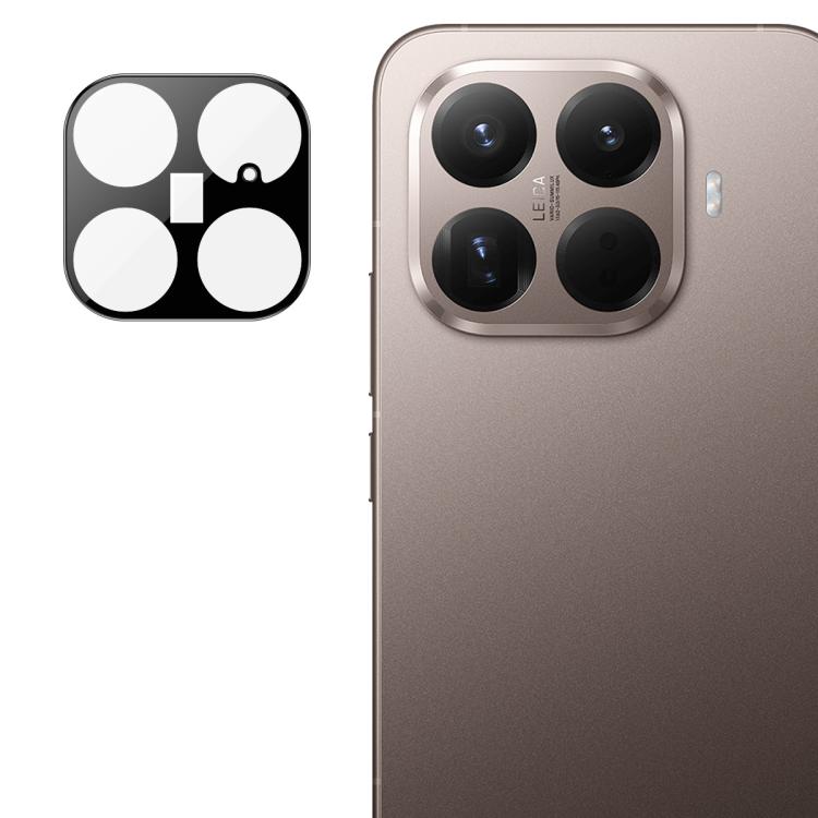 Rear camera lens glass film set, black protective covers for four rear camera lenses