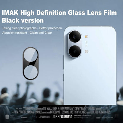 Black camera lens film protector overlay for rear dual-camera module