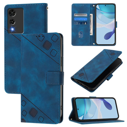 Skin-feel Embossed Leather Phone Case, For Cubot A40, For Cubot P90, For Cubot A30, For Cubot A20, For Cubot A10, For Cubot Note 40, For Cubot P50