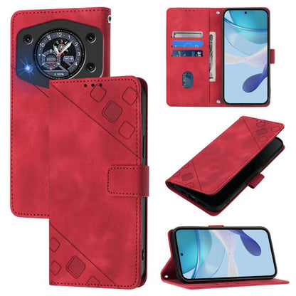 Skin-feel Embossed Leather Phone Case, For Cubot A40, For Cubot P90, For Cubot A30, For Cubot A20, For Cubot A10, For Cubot Note 40, For Cubot P50