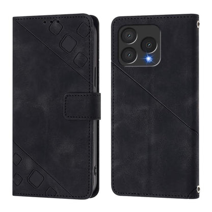 Skin-feel Embossed Leather Phone Case, For Cubot A40, For Cubot P90, For Cubot A30, For Cubot A20, For Cubot A10, For Cubot Note 40, For Cubot P50