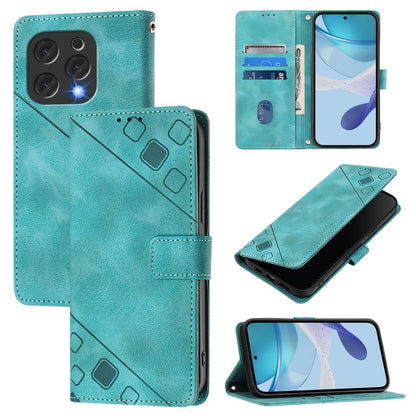 Skin-feel Embossed Leather Phone Case, For Doogee Note 56 / Note 56 Pro, For Doogee Note 59 5G / Note 59 Pro, For Doogee N55 Plus