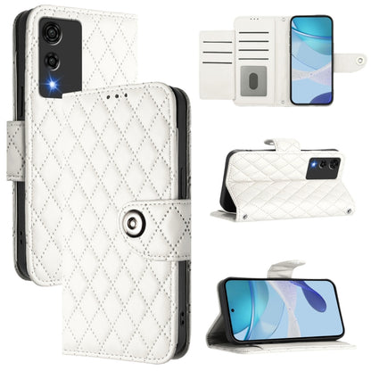 Rhombic Texture Flip Leather Phone Case with Lanyard, For Cubot A40, For Cubot P90, For Cubot A30, For Cubot A20, For Cubot A10, For Cubot Note 40, For Cubot P50