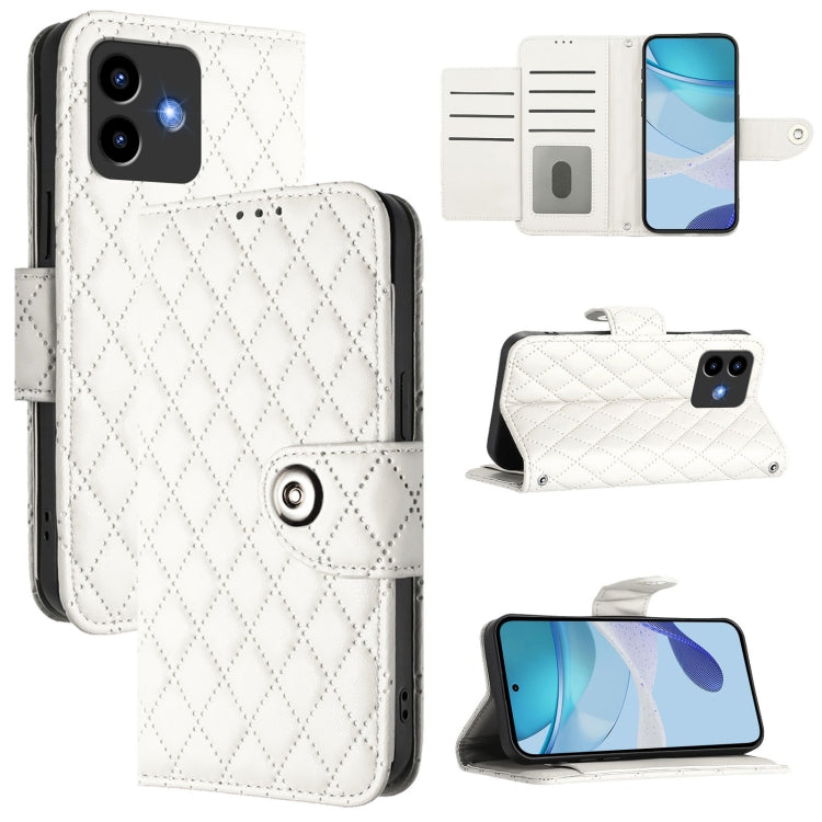 Rhombic Texture Flip Leather Phone Case with Lanyard, For Cubot A40, For Cubot P90, For Cubot A30, For Cubot A20, For Cubot A10, For Cubot Note 40, For Cubot P50