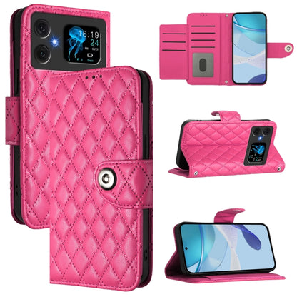 Rhombic Texture Flip Leather Phone Case with Lanyard, For Cubot A40, For Cubot P90, For Cubot A30, For Cubot A20, For Cubot A10, For Cubot Note 40, For Cubot P50