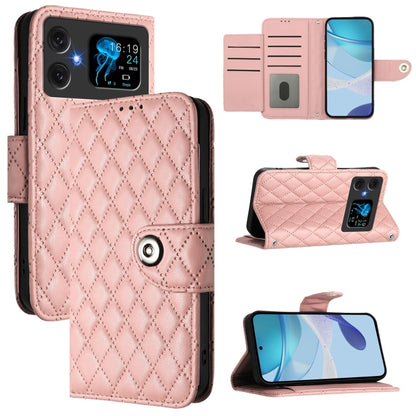 Rhombic Texture Flip Leather Phone Case with Lanyard, For Cubot A40, For Cubot P90, For Cubot A30, For Cubot A20, For Cubot A10, For Cubot Note 40, For Cubot P50
