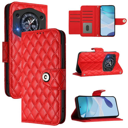 Rhombic Texture Flip Leather Phone Case with Lanyard, For Cubot A40, For Cubot P90, For Cubot A30, For Cubot A20, For Cubot A10, For Cubot Note 40, For Cubot P50