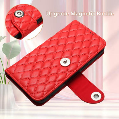 Rhombic Texture Flip Leather Phone Case with Lanyard, For Cubot A40, For Cubot P90, For Cubot A30, For Cubot A20, For Cubot A10, For Cubot Note 40, For Cubot P50