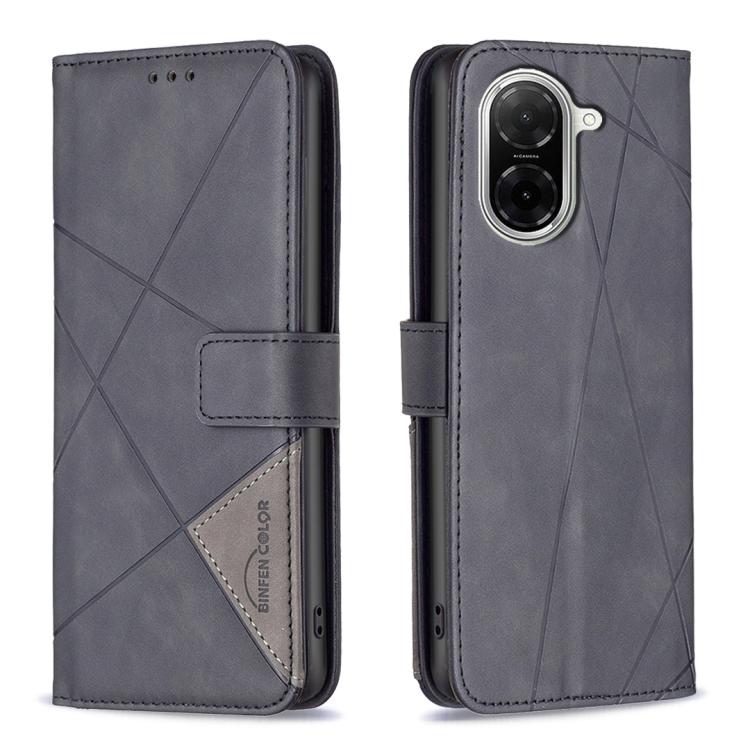 Magnetic Buckle Rhombus Texture Leather Phone Case, For Xiaomi 17T Pro 5G, For Xiaomi 17T 5G, For Xiaomi Poco M7 4G 169mm, For Xiaomi 15T Pro 5G, For Xiaomi 15T 5G, For Xiaomi Poco F7 5G Global, For Xiaomi Poco C71, For Xiaomi Poco F7 Pro / F7 Ultra   ...