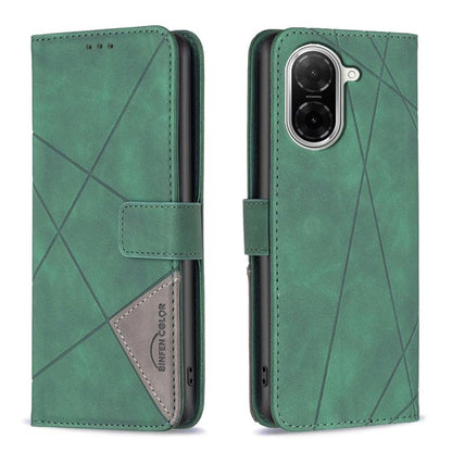 Magnetic Buckle Rhombus Texture Leather Phone Case, For Xiaomi 17T Pro 5G, For Xiaomi 17T 5G, For Xiaomi Poco M7 4G 169mm, For Xiaomi 15T Pro 5G, For Xiaomi 15T 5G, For Xiaomi Poco F7 5G Global, For Xiaomi Poco C71, For Xiaomi Poco F7 Pro / F7 Ultra   ...