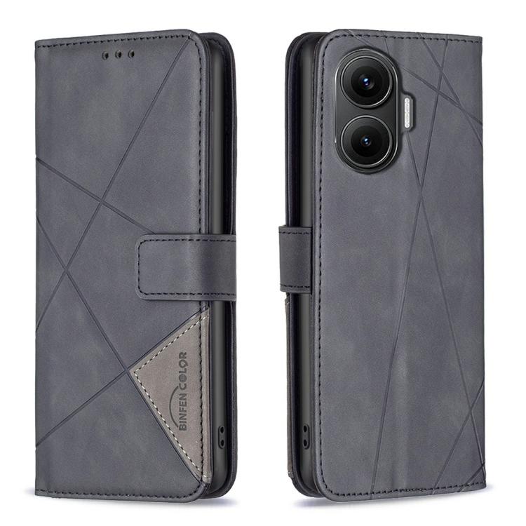 Magnetic Buckle Rhombus Texture Leather Phone Case, For Xiaomi 17T Pro 5G, For Xiaomi 17T 5G, For Xiaomi Poco M7 4G 169mm, For Xiaomi 15T Pro 5G, For Xiaomi 15T 5G, For Xiaomi Poco F7 5G Global, For Xiaomi Poco C71, For Xiaomi Poco F7 Pro / F7 Ultra   ...