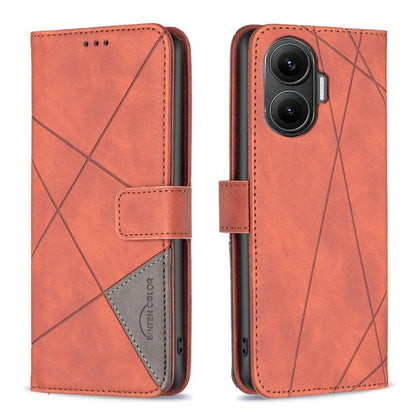Magnetic Buckle Rhombus Texture Leather Phone Case, For Xiaomi 17T Pro 5G, For Xiaomi 17T 5G, For Xiaomi Poco M7 4G 169mm, For Xiaomi 15T Pro 5G, For Xiaomi 15T 5G, For Xiaomi Poco F7 5G Global, For Xiaomi Poco C71, For Xiaomi Poco F7 Pro / F7 Ultra   ...