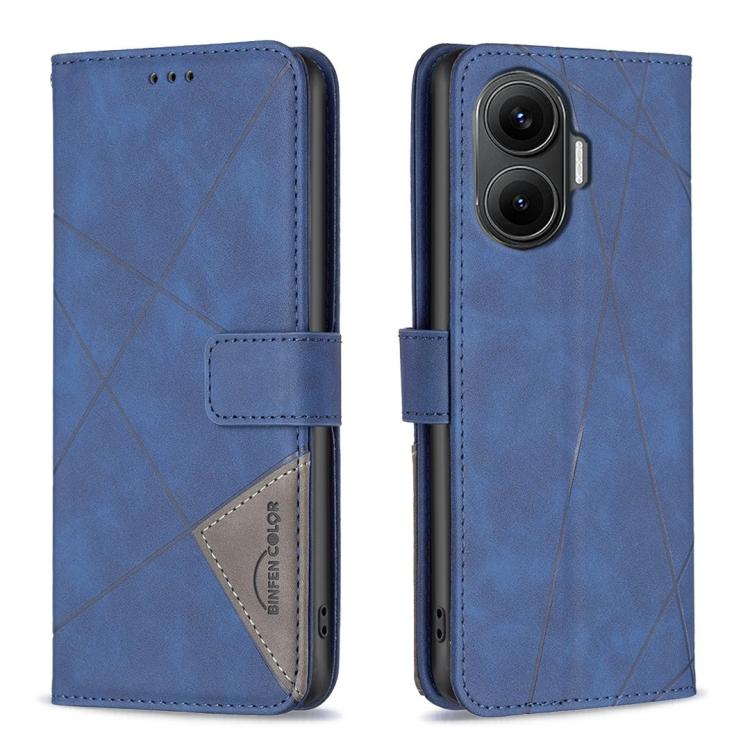 Magnetic Buckle Rhombus Texture Leather Phone Case, For Xiaomi 17T Pro 5G, For Xiaomi 17T 5G, For Xiaomi Poco M7 4G 169mm, For Xiaomi 15T Pro 5G, For Xiaomi 15T 5G, For Xiaomi Poco F7 5G Global, For Xiaomi Poco C71, For Xiaomi Poco F7 Pro / F7 Ultra   ...