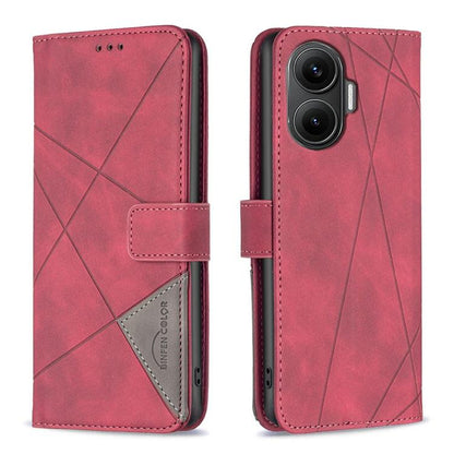 Magnetic Buckle Rhombus Texture Leather Phone Case, For Xiaomi 17T Pro 5G, For Xiaomi 17T 5G, For Xiaomi Poco M7 4G 169mm, For Xiaomi 15T Pro 5G, For Xiaomi 15T 5G, For Xiaomi Poco F7 5G Global, For Xiaomi Poco C71, For Xiaomi Poco F7 Pro / F7 Ultra   ...
