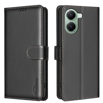 Litchi Texture RFID Anti-theft Leather Phone Case, For Xiaomi 17T Pro 5G, For Xiaomi 17T 5G, For Xiaomi Poco M7 4G 169mm, For Xiaomi 15T Pro 5G, For Xiaomi 15T 5G, For Xiaomi Poco F7 5G Global, For Xiaomi Poco C71, For Xiaomi Poco F7 Pro / F7 Ultra    ...