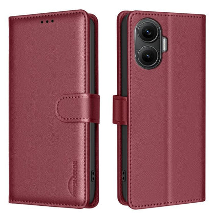 Litchi Texture RFID Anti-theft Leather Phone Case, For Xiaomi 17T Pro 5G, For Xiaomi 17T 5G, For Xiaomi Poco M7 4G 169mm, For Xiaomi 15T Pro 5G, For Xiaomi 15T 5G, For Xiaomi Poco F7 5G Global, For Xiaomi Poco C71, For Xiaomi Poco F7 Pro / F7 Ultra    ...