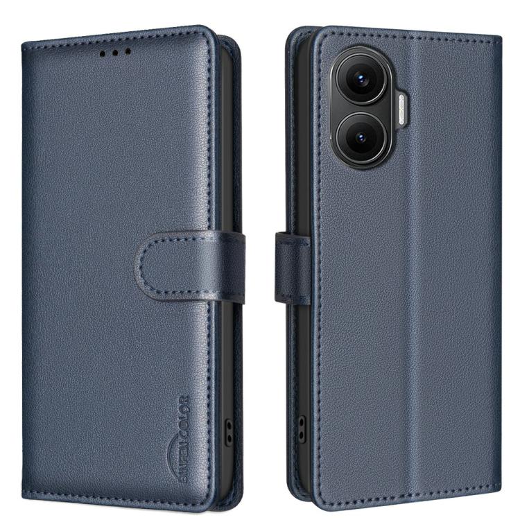 Litchi Texture RFID Anti-theft Leather Phone Case, For Xiaomi 17T Pro 5G, For Xiaomi 17T 5G, For Xiaomi Poco M7 4G 169mm, For Xiaomi 15T Pro 5G, For Xiaomi 15T 5G, For Xiaomi Poco F7 5G Global, For Xiaomi Poco C71, For Xiaomi Poco F7 Pro / F7 Ultra    ...