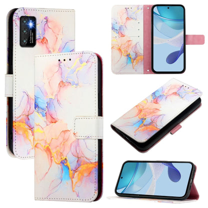 PT003 Marble Pattern Flip Leather Phone Case, For Cubot A40, For Cubot P90, For Cubot A30, For Cubot A20, For Cubot A10, For Cubot Note 40, For Cubot P50