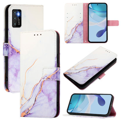 PT003 Marble Pattern Flip Leather Phone Case, For Cubot A40, For Cubot P90, For Cubot A30, For Cubot A20, For Cubot A10, For Cubot Note 40, For Cubot P50