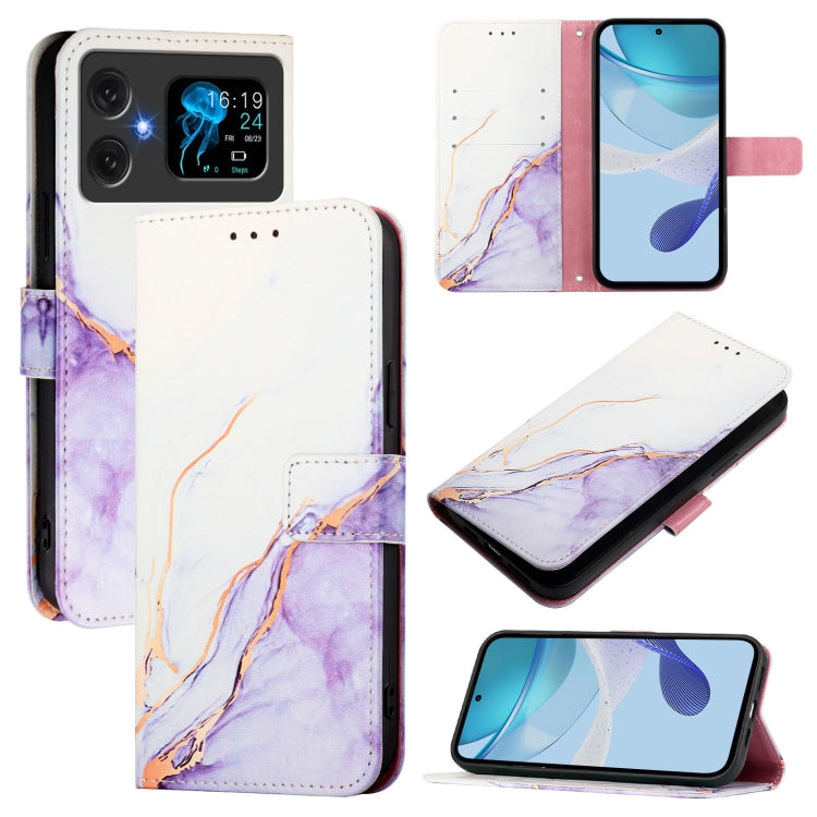 PT003 Marble Pattern Flip Leather Phone Case, For Cubot A40, For Cubot P90, For Cubot A30, For Cubot A20, For Cubot A10, For Cubot Note 40, For Cubot P50