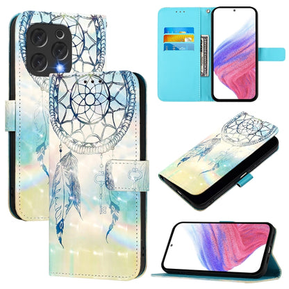 3D Painting Horizontal Flip Leather Phone Case, For Doogee Note 56 / Note 56 Pro, For Doogee N55 Plus