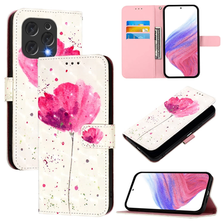 3D Painting Horizontal Flip Leather Phone Case, For Doogee Note 56 / Note 56 Pro, For Doogee N55 Plus