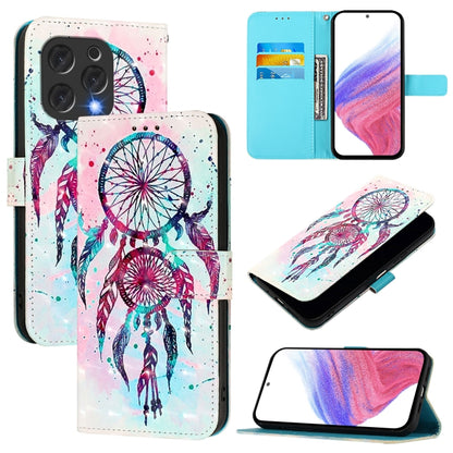 3D Painting Horizontal Flip Leather Phone Case, For Doogee Note 56 / Note 56 Pro, For Doogee N55 Plus