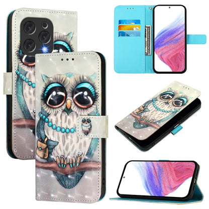 3D Painting Horizontal Flip Leather Phone Case, For Doogee Note 56 / Note 56 Pro, For Doogee N55 Plus