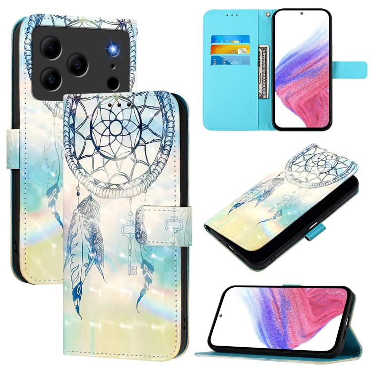 3D Painting Horizontal Flip Leather Phone Case, For Doogee Note 56 / Note 56 Pro, For Doogee N55 Plus