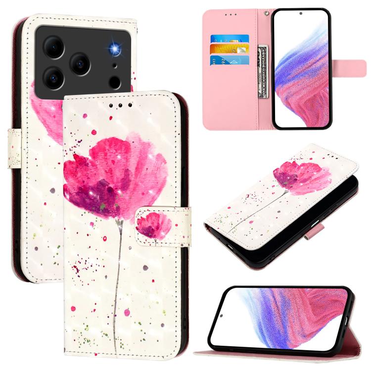 3D Painting Horizontal Flip Leather Phone Case, For Doogee Note 56 / Note 56 Pro, For Doogee N55 Plus