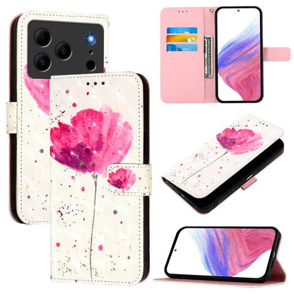 3D Painting Horizontal Flip Leather Phone Case, For Doogee Note 56 / Note 56 Pro, For Doogee N55 Plus