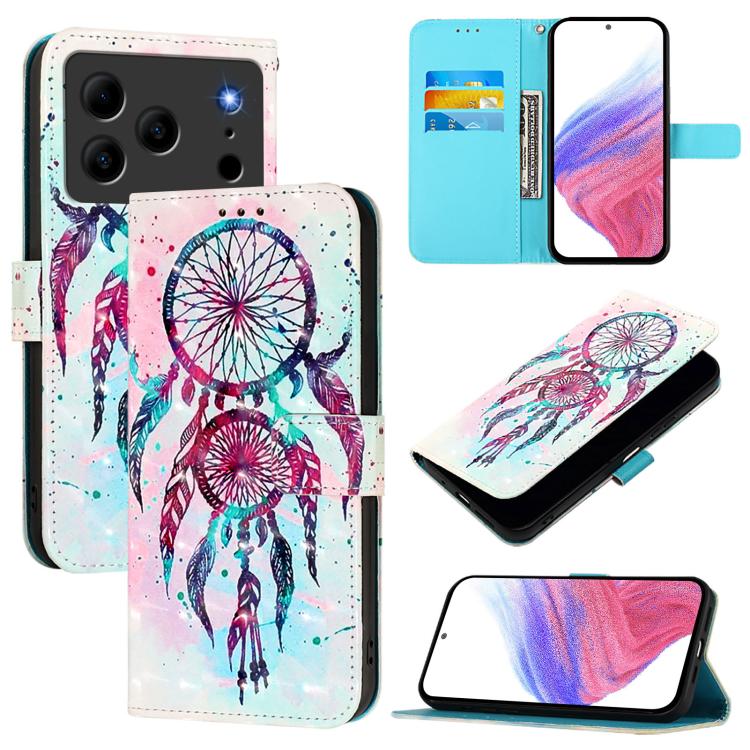 3D Painting Horizontal Flip Leather Phone Case, For Doogee Note 56 / Note 56 Pro, For Doogee N55 Plus