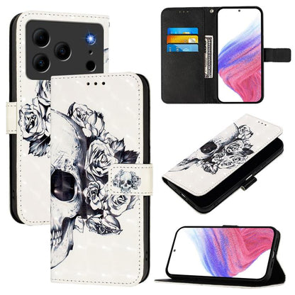 3D Painting Horizontal Flip Leather Phone Case, For Doogee Note 56 / Note 56 Pro, For Doogee N55 Plus