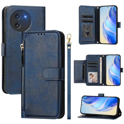 Multi-Card Slots Zipper Wallet Leather Phone Case, For Doogee Note 56 / Note 56 Pro, For Doogee Note 59 / Note 59 Pro, For Doogee N55 Plus