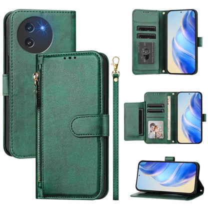 Multi-Card Slots Zipper Wallet Leather Phone Case, For Doogee Note 56 / Note 56 Pro, For Doogee Note 59 / Note 59 Pro, For Doogee N55 Plus