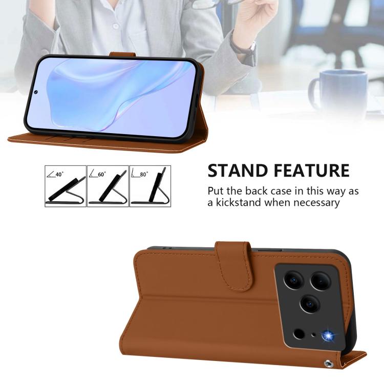 Skin Feel Solid Color Leather Phone Case with Lanyard, For Doogee Note 56 / Note 56 Pro, For Doogee Note 59 / Note 59 Pro, For Doogee N55 Plus