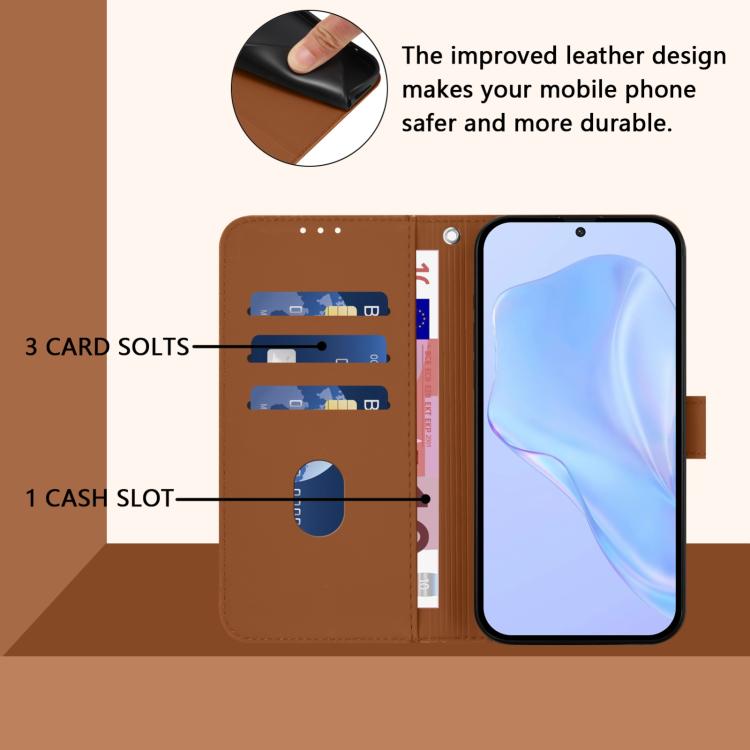 Skin Feel Solid Color Leather Phone Case with Lanyard, For Doogee Note 56 / Note 56 Pro, For Doogee Note 59 / Note 59 Pro, For Doogee N55 Plus