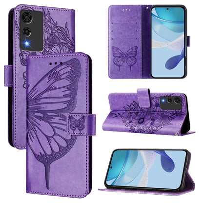 Embossed Butterfly Leather Phone Case, For Cubot A40, For Cubot P90, For Cubot A30, For Cubot A10, For Cubot P50