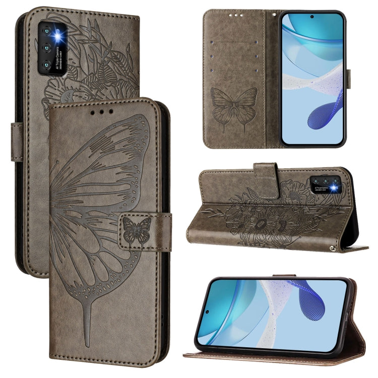 Embossed Butterfly Leather Phone Case, For Cubot A40, For Cubot P90, For Cubot A30, For Cubot A10, For Cubot P50