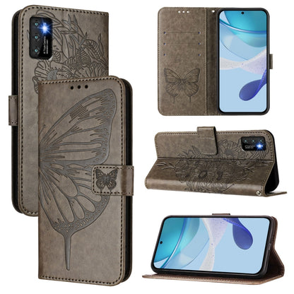 Embossed Butterfly Leather Phone Case, For Cubot A40, For Cubot P90, For Cubot A30, For Cubot A10, For Cubot P50