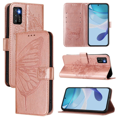 Embossed Butterfly Leather Phone Case, For Cubot A40, For Cubot P90, For Cubot A30, For Cubot A10, For Cubot P50