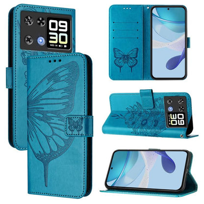 Embossed Butterfly Leather Phone Case, For Cubot A40, For Cubot P90, For Cubot A30, For Cubot A10, For Cubot P50