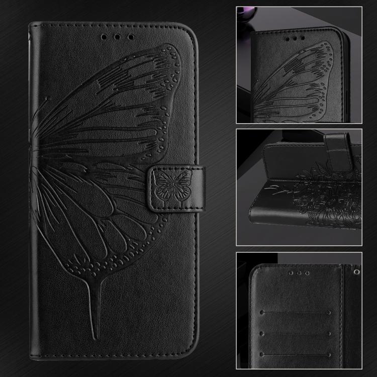 Embossed Butterfly Leather Phone Case, For Doogee Note 56 / Note 56 Pro, For Doogee Note 59 / Note 59 Pro, For Doogee N55 Plus