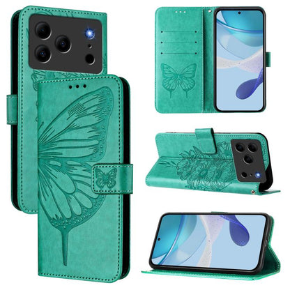 Embossed Butterfly Leather Phone Case, For Doogee Note 56 / Note 56 Pro, For Doogee Note 59 / Note 59 Pro, For Doogee N55 Plus