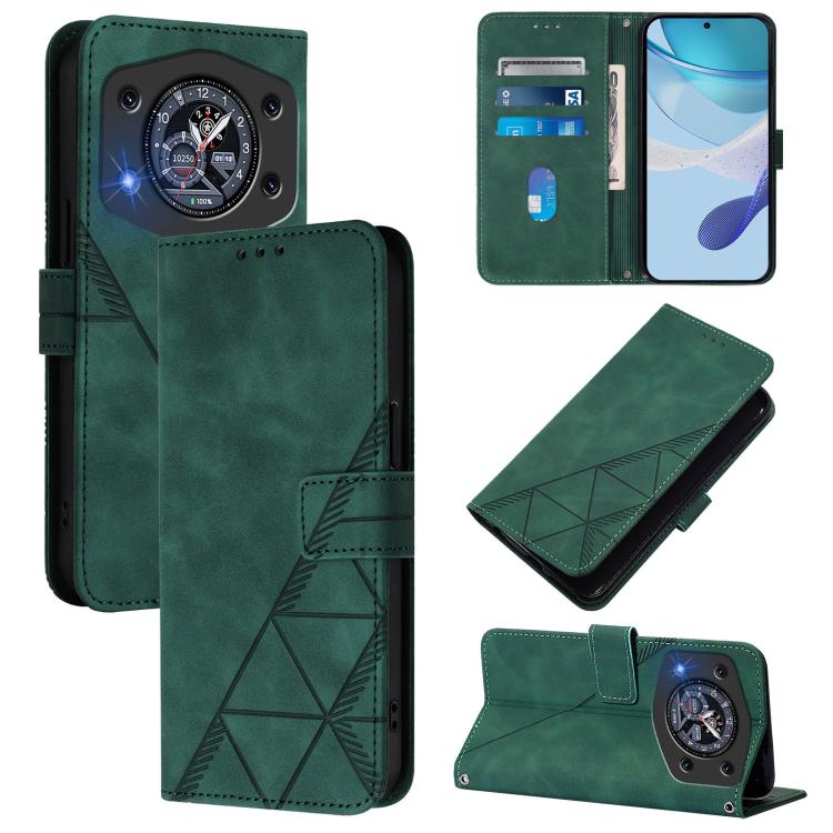 Crossbody 3D Embossed Flip Leather Phone Case, For Cubot A40, For Cubot P90, For Cubot A30, For Cubot A20, For Cubot A10, For Cubot Note 40, For Cubot P50